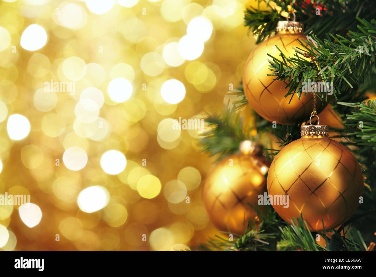 Primo piano della decorazione per alberi di Natale Foto Stock