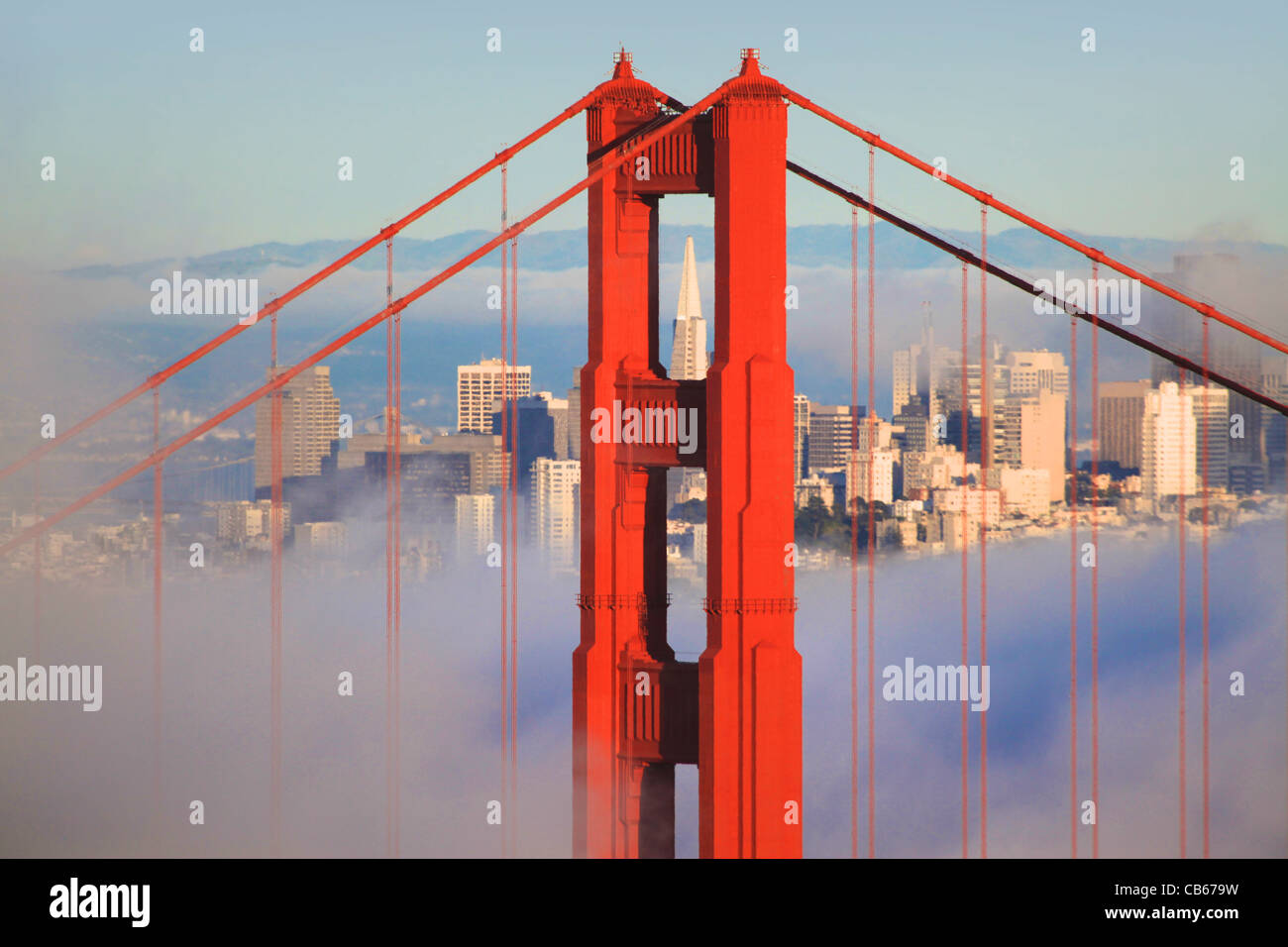 Il Golden Gate Bridge Foto Stock