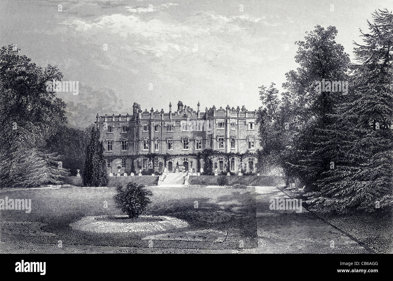 Hughenden Manor High Wycombe Buckinghamshire, Inghilterra ex casa di campagna del Primo ministro Benjamin Disraeli Foto Stock