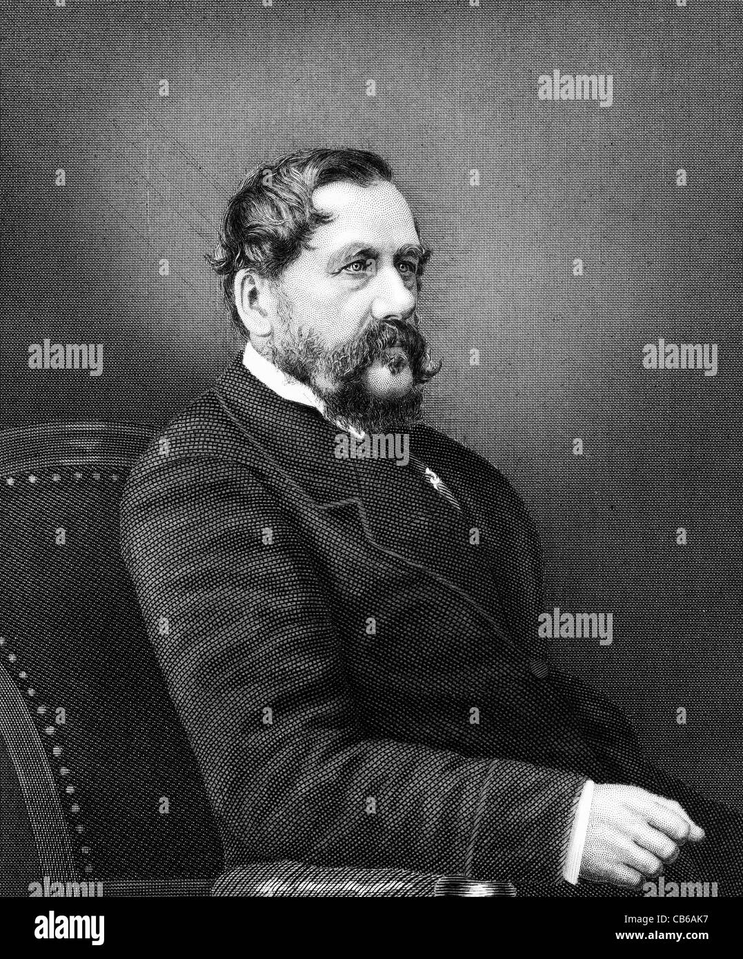 James Howard Harris, 3° Conte di Malmesbury GCB, PC (1807 - 1889) era un britannico vittoriano politico conservatore Foto Stock