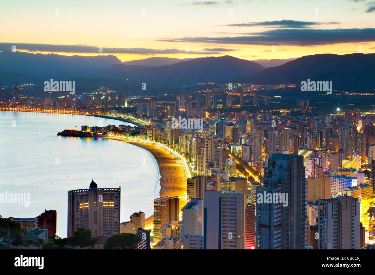 Benidorm Spagna Foto Stock