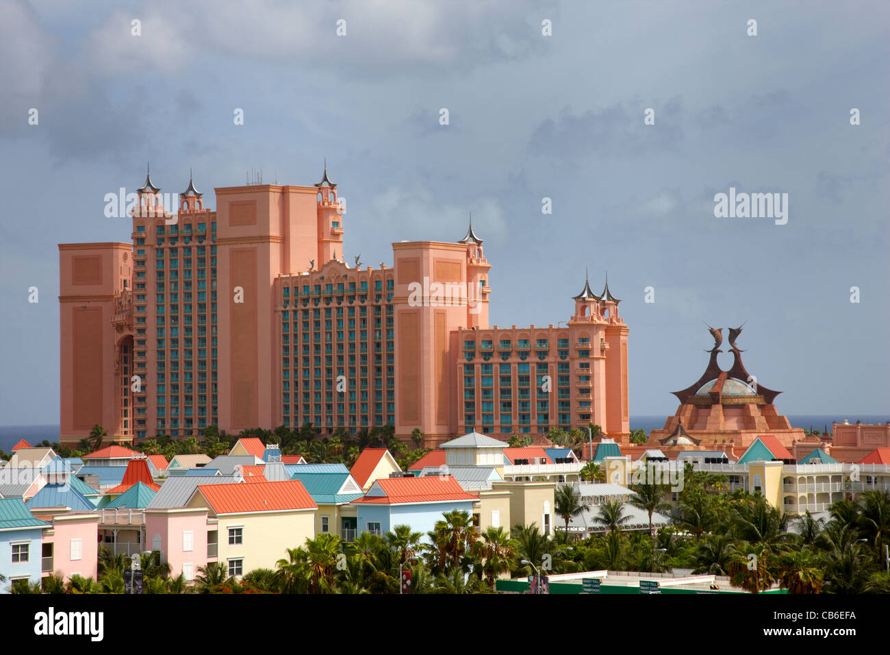 Royal Towers, Atlantis Resort, Paradise Island, Bahamas, dei Caraibi Foto Stock