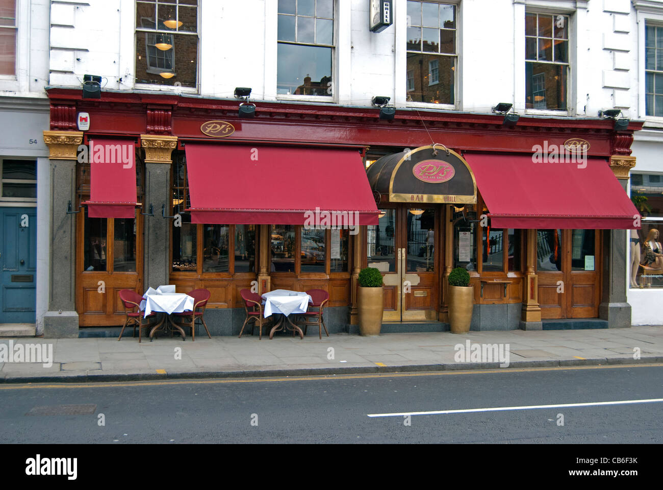 PJ's Ristorante e bar, Londra Foto Stock