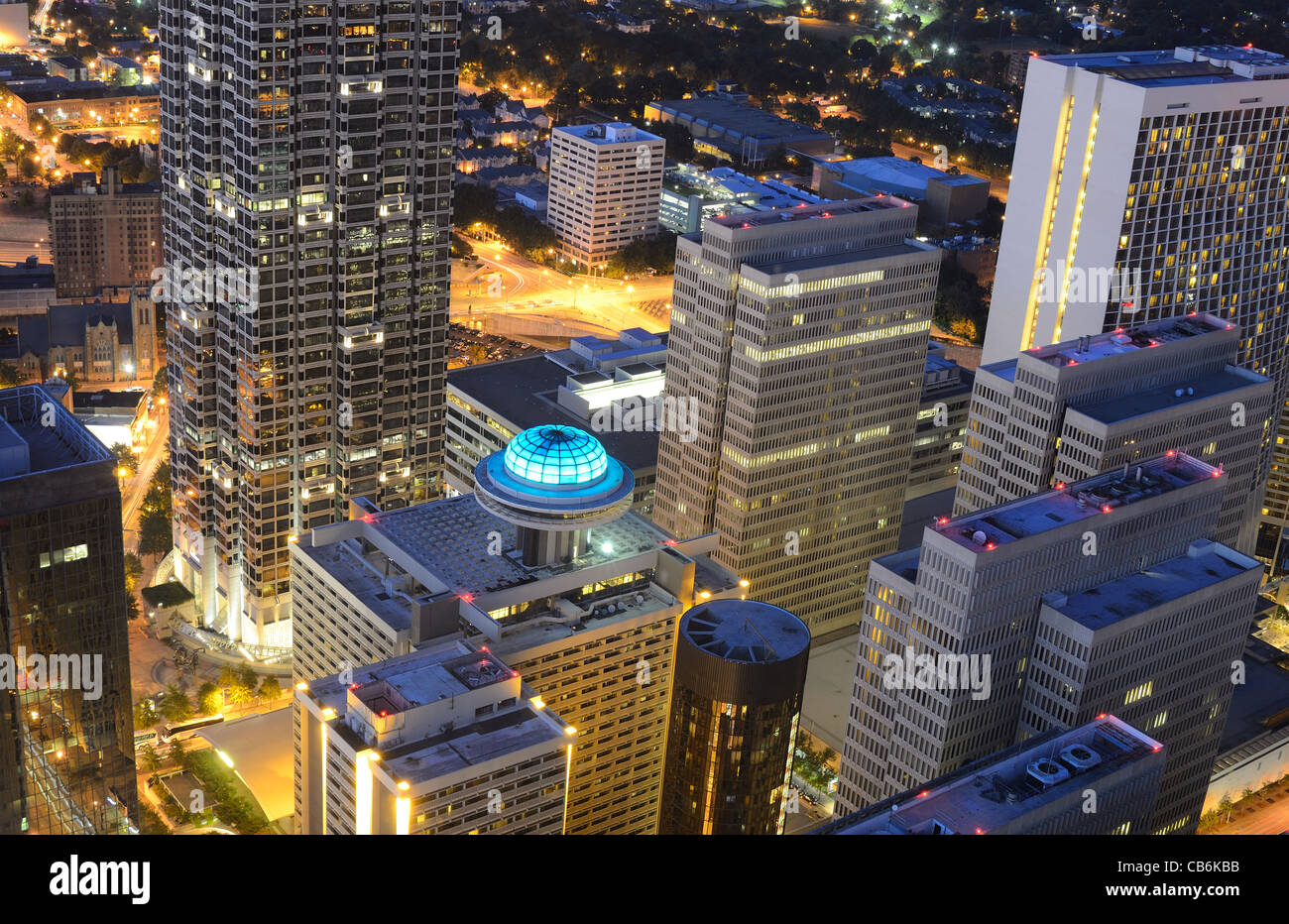 Architettura moderna nel centro di Atlanta, Georgia, Stati Uniti d'America. Foto Stock