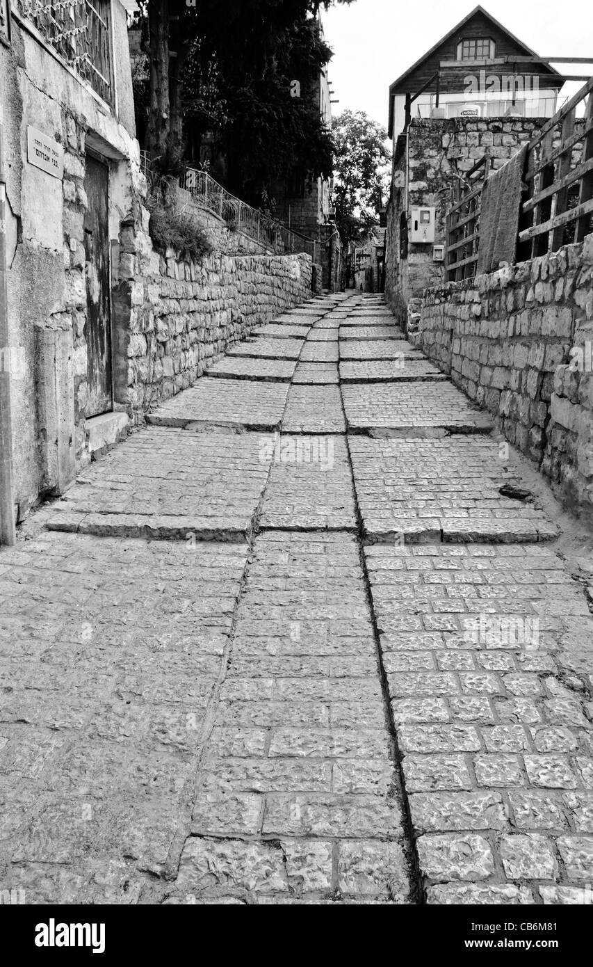 La città vecchia, Tzfat ,Safed,Galilea, Israele,Asia, Medio Oriente Foto Stock