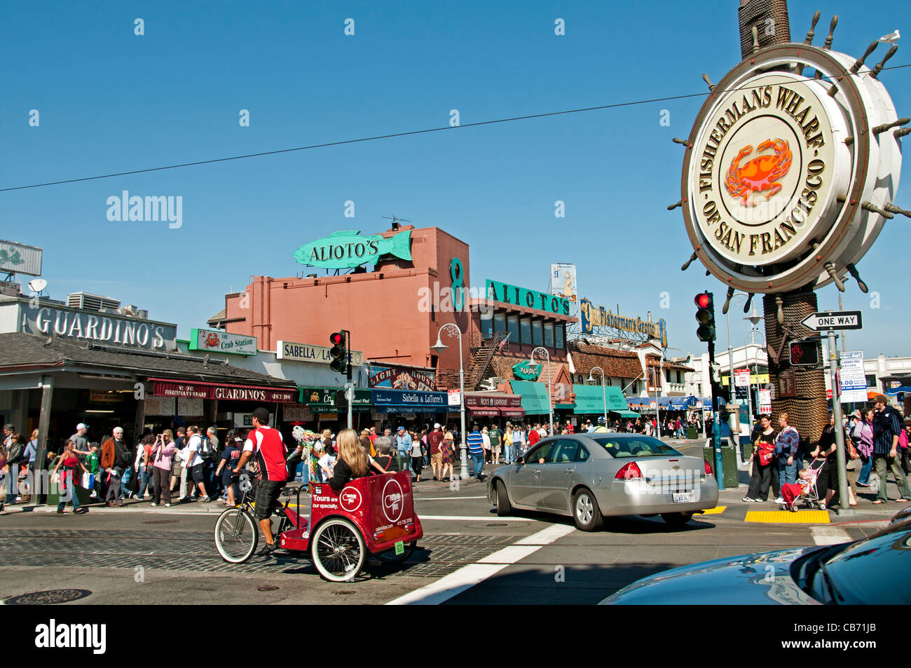 Marina Fishermans Wharf San Francisco California USA Foto Stock