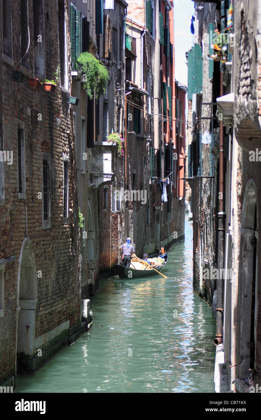 Canal de Rio de San Cassiano, Venezia, Italia Foto Stock