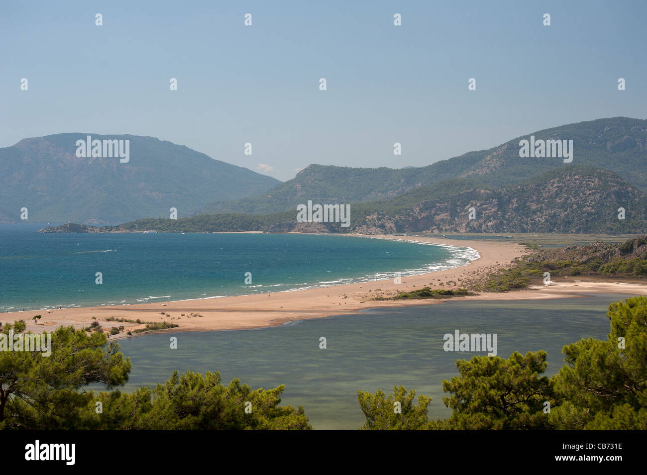 Spiaggia di Iztuzu Dalyan Turchia Foto Stock