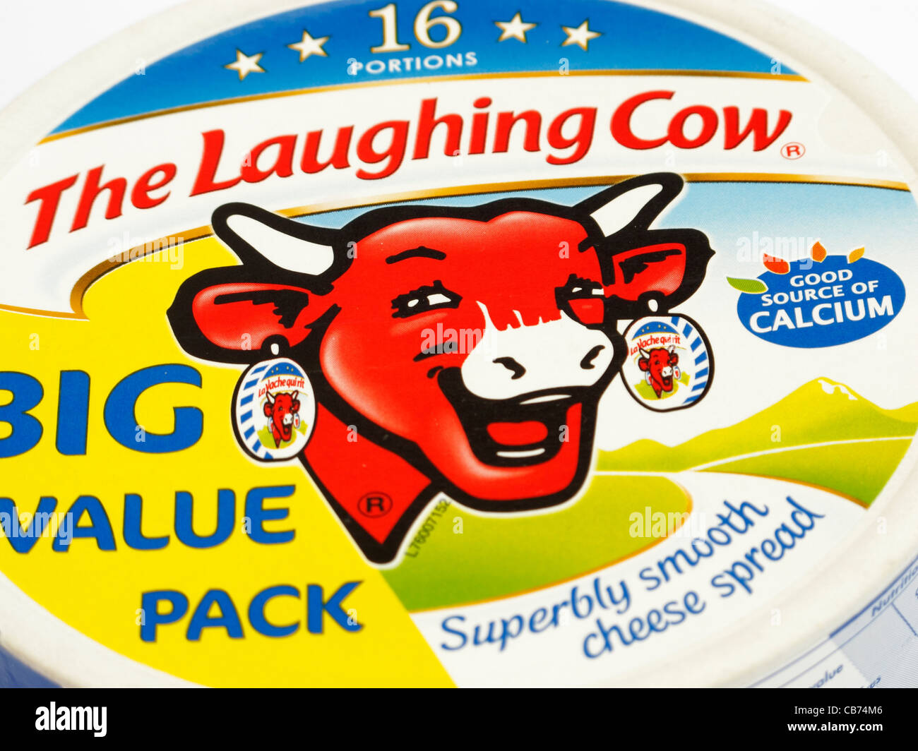 Spugna Quadrata Coucke La Vache Qui Rit - 50x50 Cm, 100% Cotone, Bianco - Asciugamano Da Cucina Con Mucca Francese