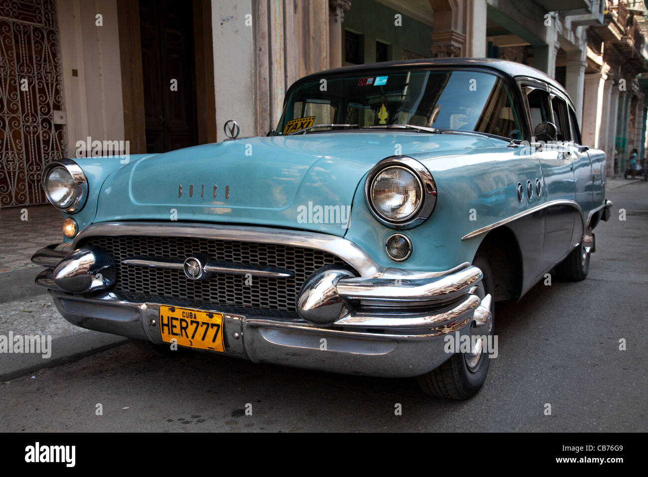 Vintage Buick, Havana (La Habana, Cuba Foto Stock