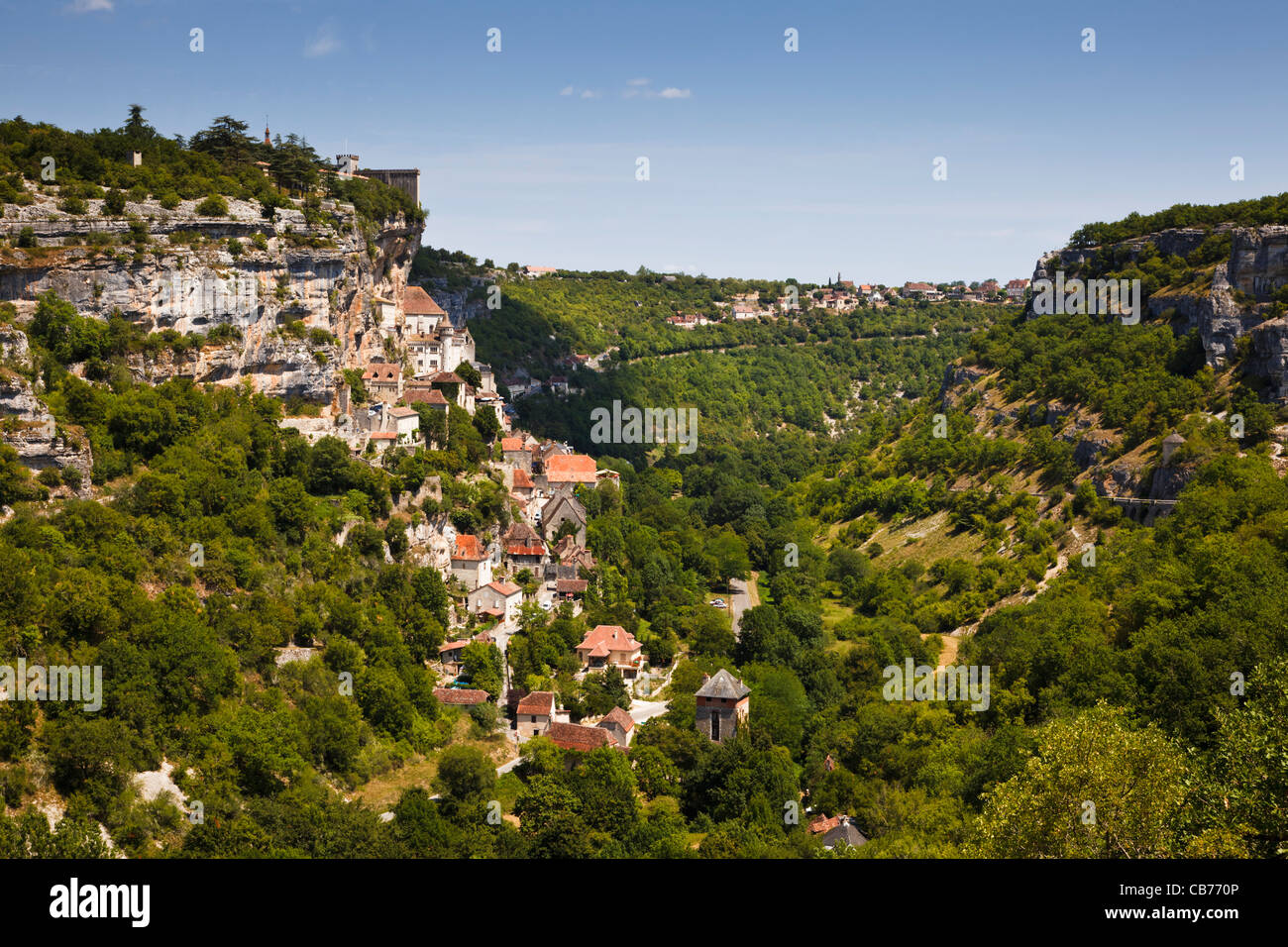 Rocamadour, lotto regione, Francia Foto Stock