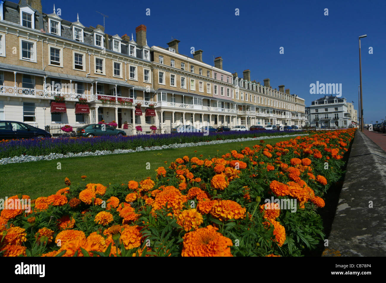 Città balneare Worthing in East Sussex Foto Stock