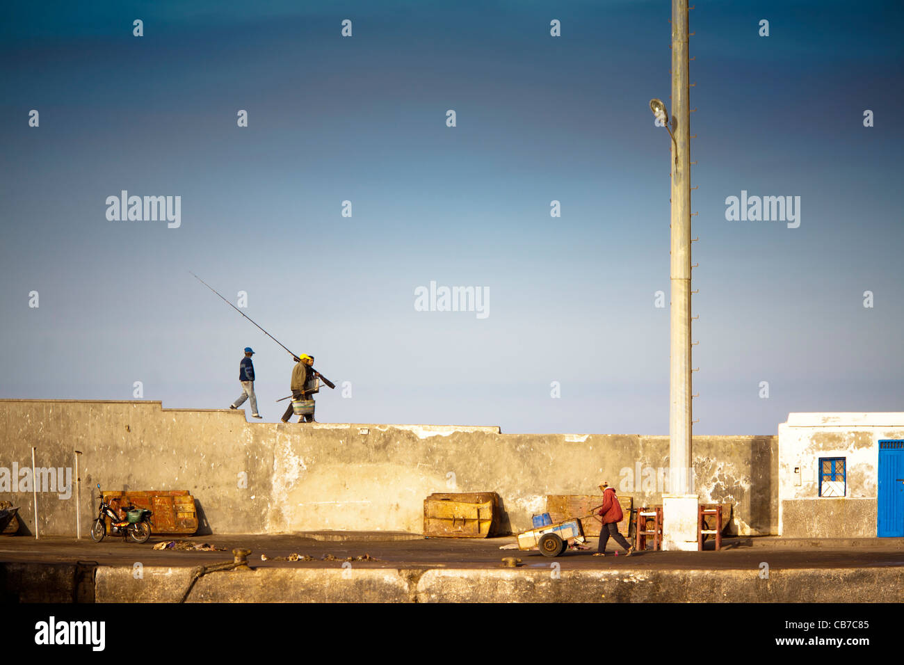 Le immagini del viaggio dal Marocco, principalmente a Marrakech, Essaouira e Rabat. Foto Stock