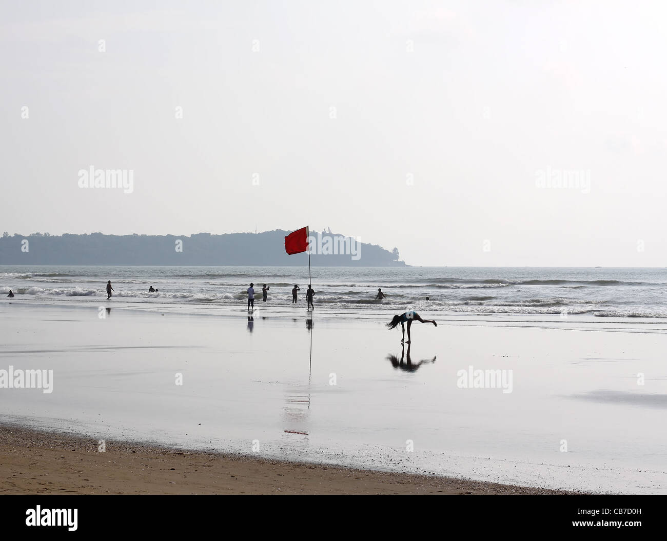 Spiaggia di Goa Foto Stock