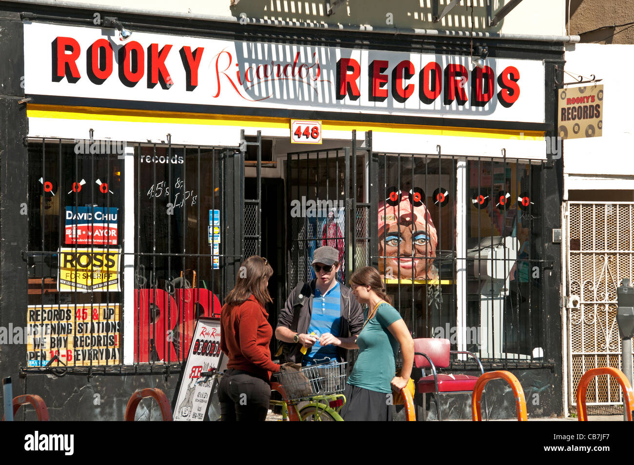 Rooky Ricardo record San Francisco Haight ashbury street California USA Stati Uniti Foto Stock