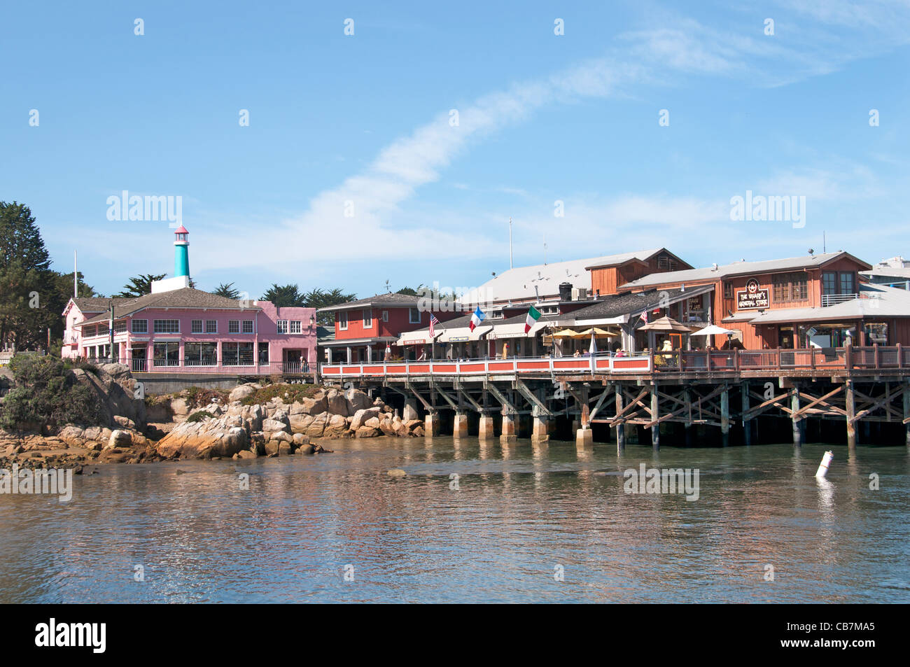 Monterey in California Port Harbour USA American Stati Uniti d'America Foto Stock