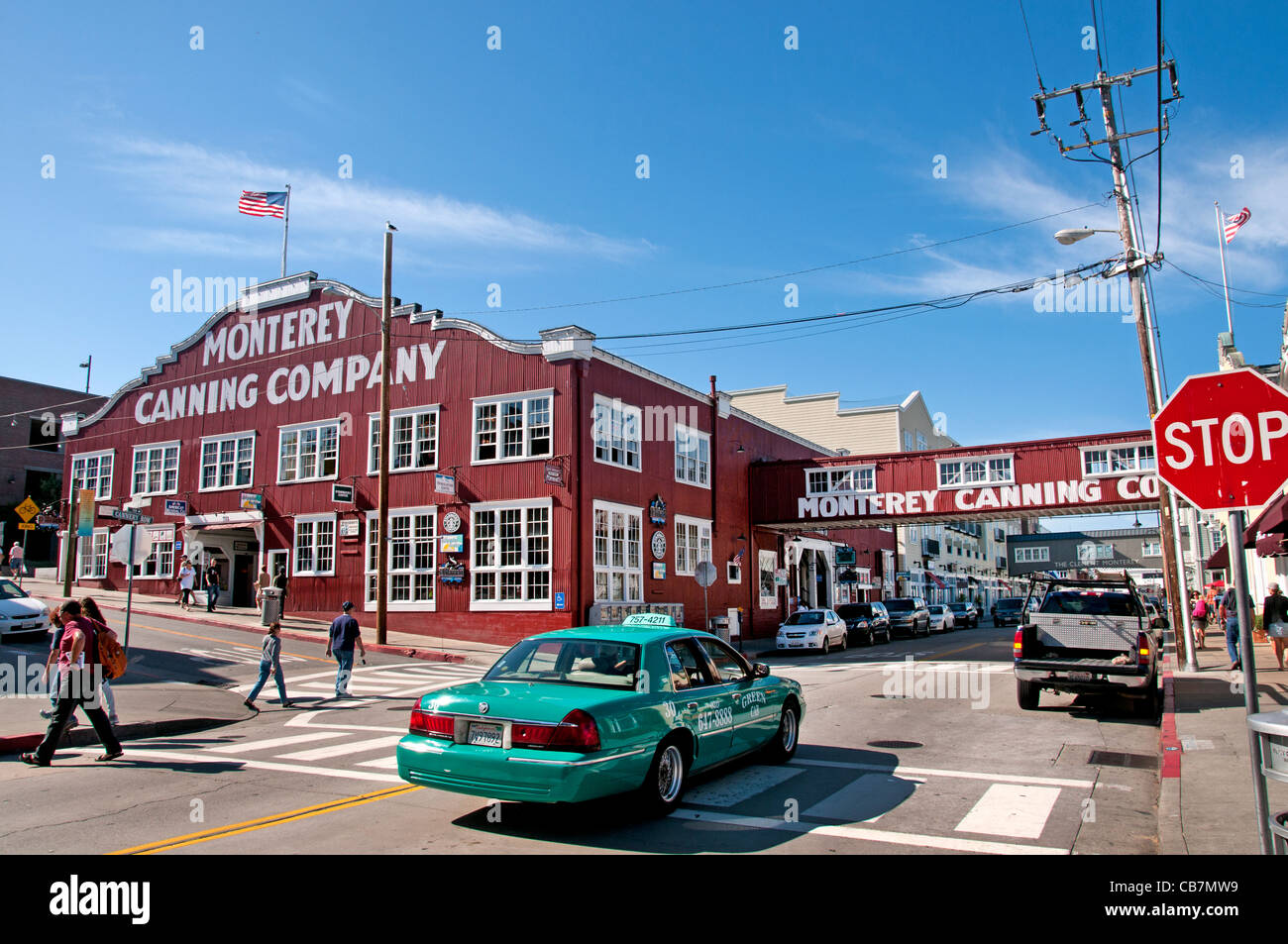 Monterey Canning Company California Port Harbour USA American Stati Uniti d'America Foto Stock