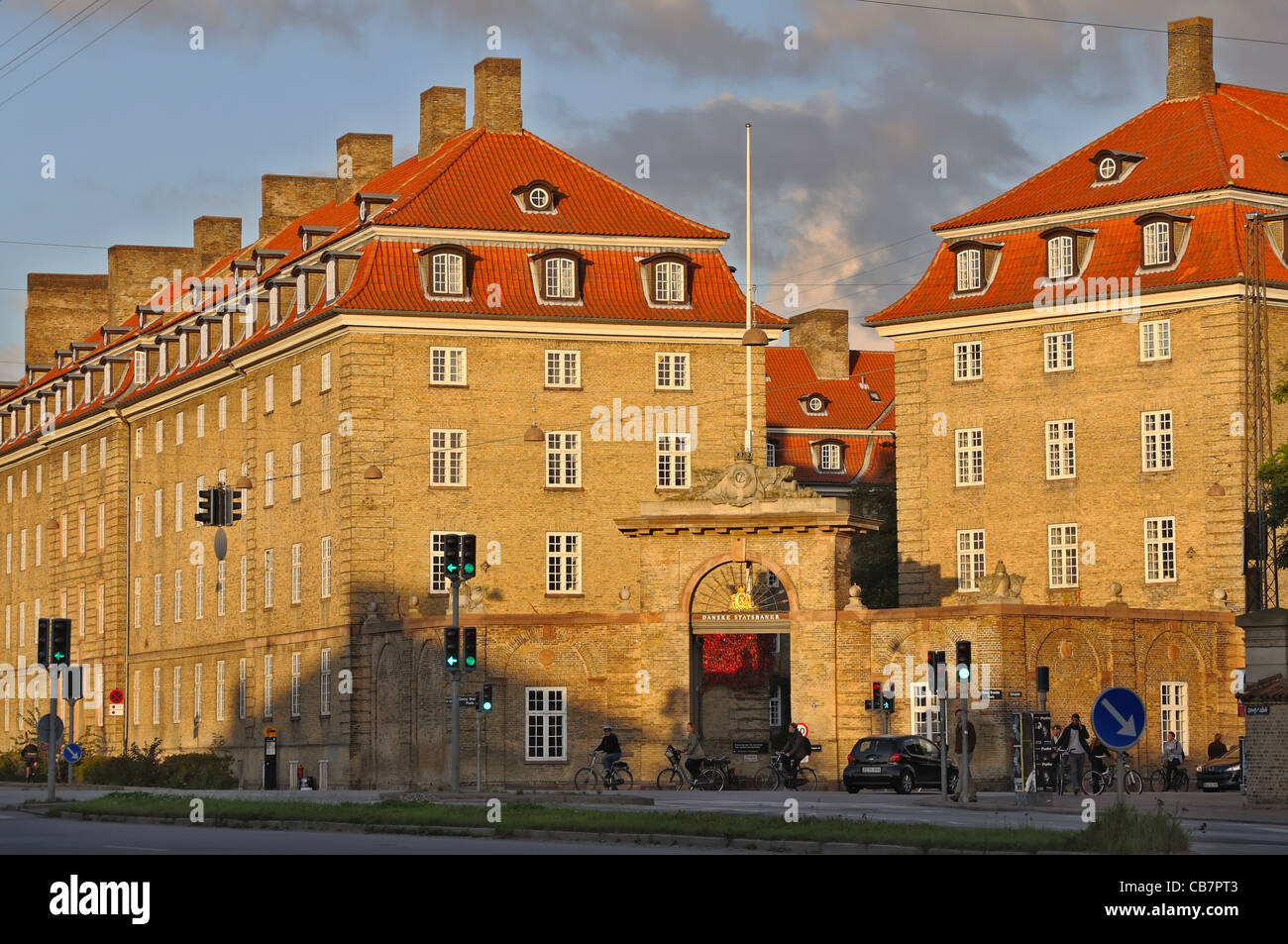 Copenaghen: Sede della Danske Statsbaner (danese delle Ferrovie dello Stato) Foto Stock
