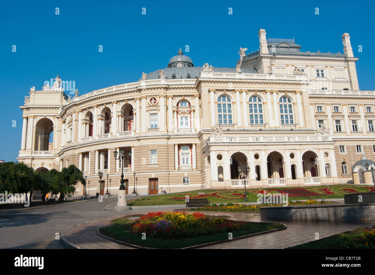 Opera House nella città di Odessa, Ucraina. Foto Stock