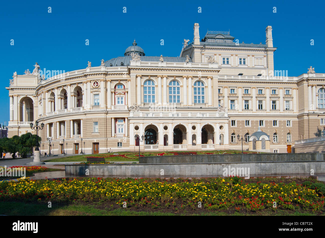 Opera House nella città di Odessa, Ucraina. Foto Stock