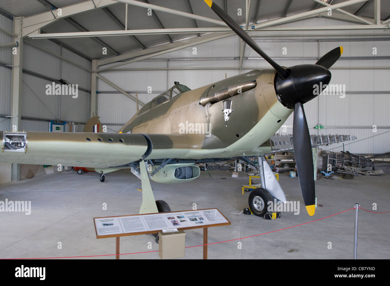 Malta Aviation Museum: Uragano fighter Foto Stock