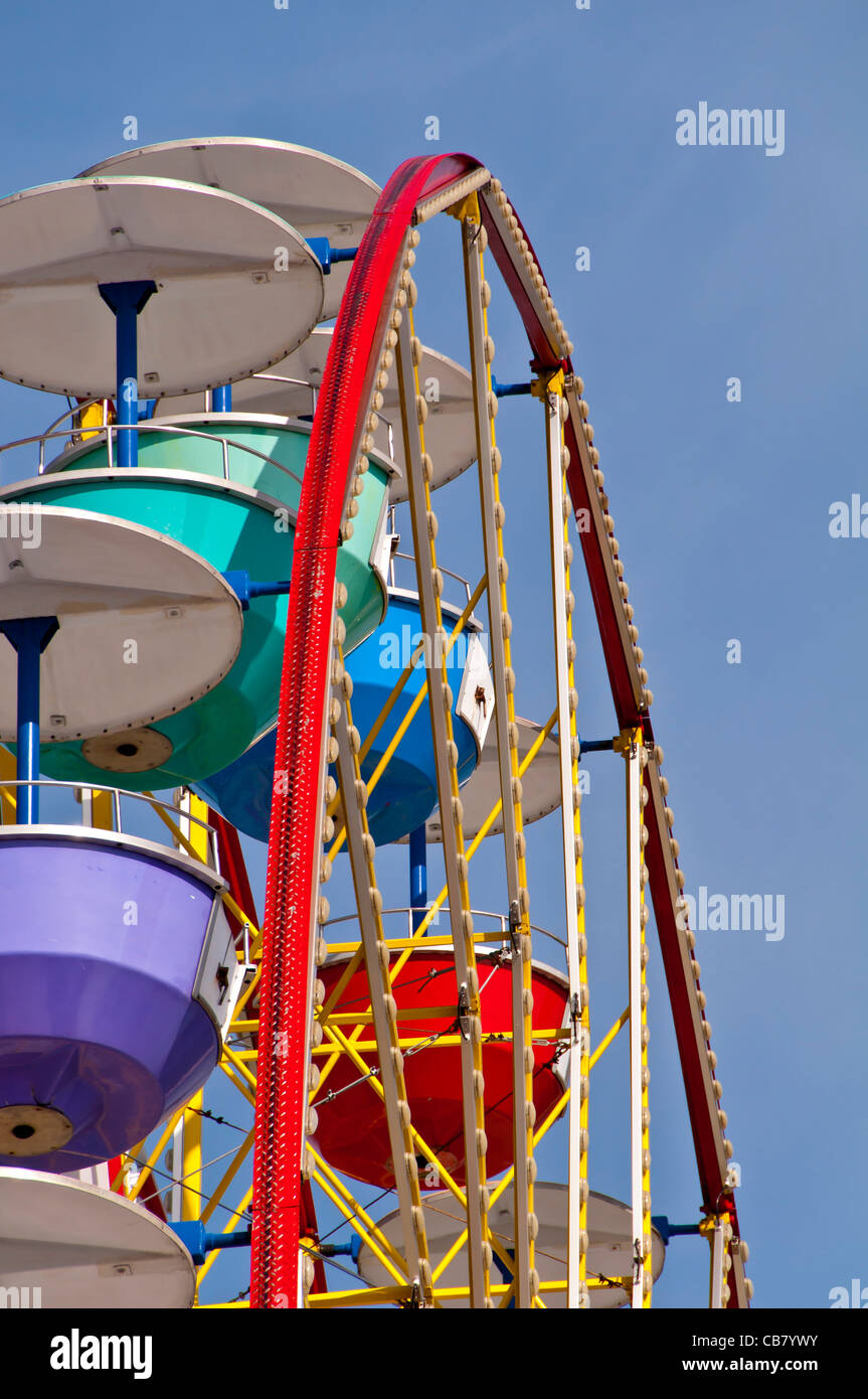 Un posto divertente azione di Orlando Park ruota panoramica Ferris off International Drive di Orlando, Florida Foto Stock