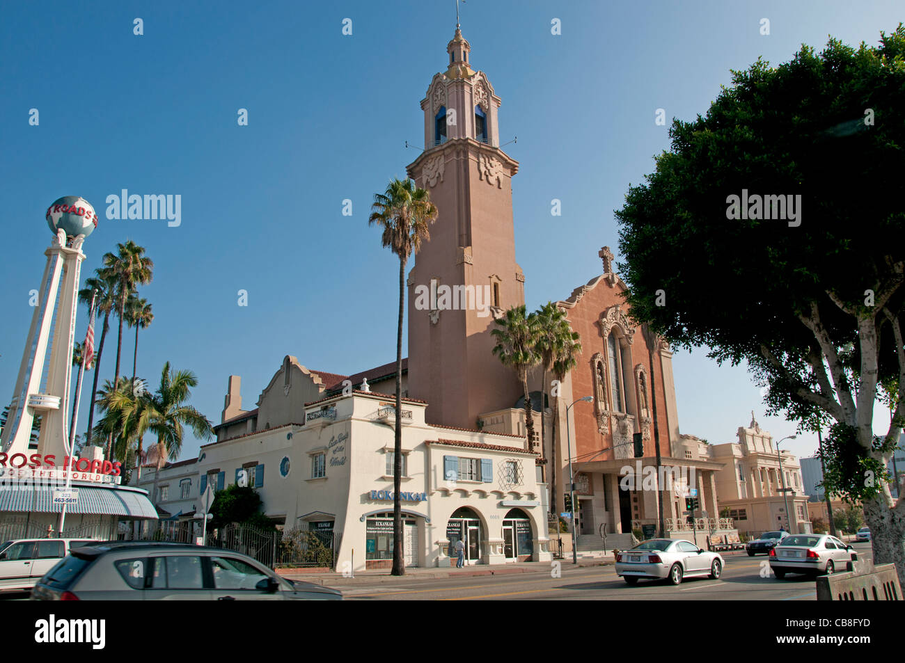 Sunset Boulevard Beverly Hills Los Angeles USA / Stati Uniti Foto Stock
