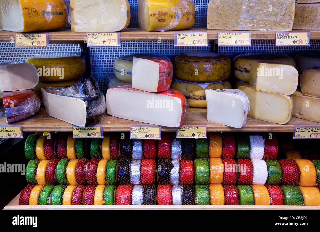 Negozio di formaggio, Amsterdam, Paesi Bassi Foto Stock