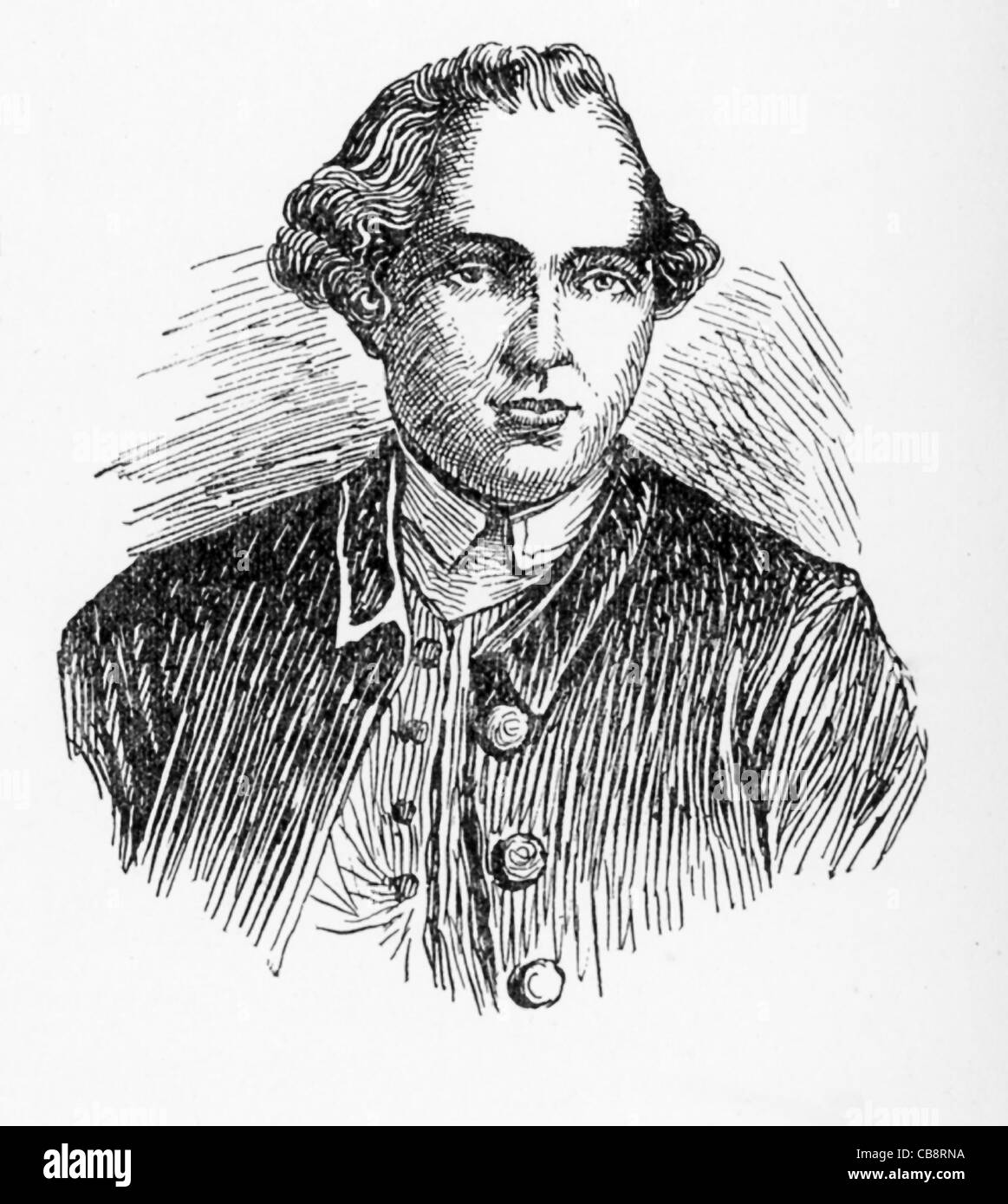 Generale americano Joseph Warren era un medico che ha servito durante la Rivoluzione Americana, tra cui la Battaglia di Bunker Hill. Foto Stock