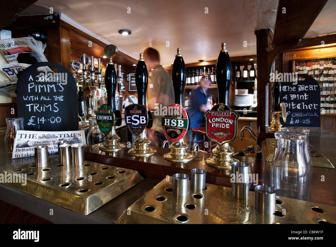 Il Bear Inn, Oxford, Regno Unito Foto Stock