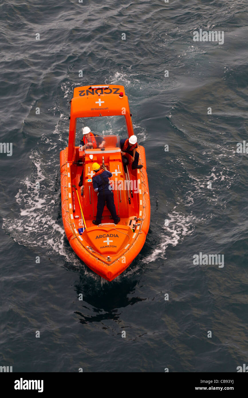 Un rapido mezzo di salvataggio Foto Stock