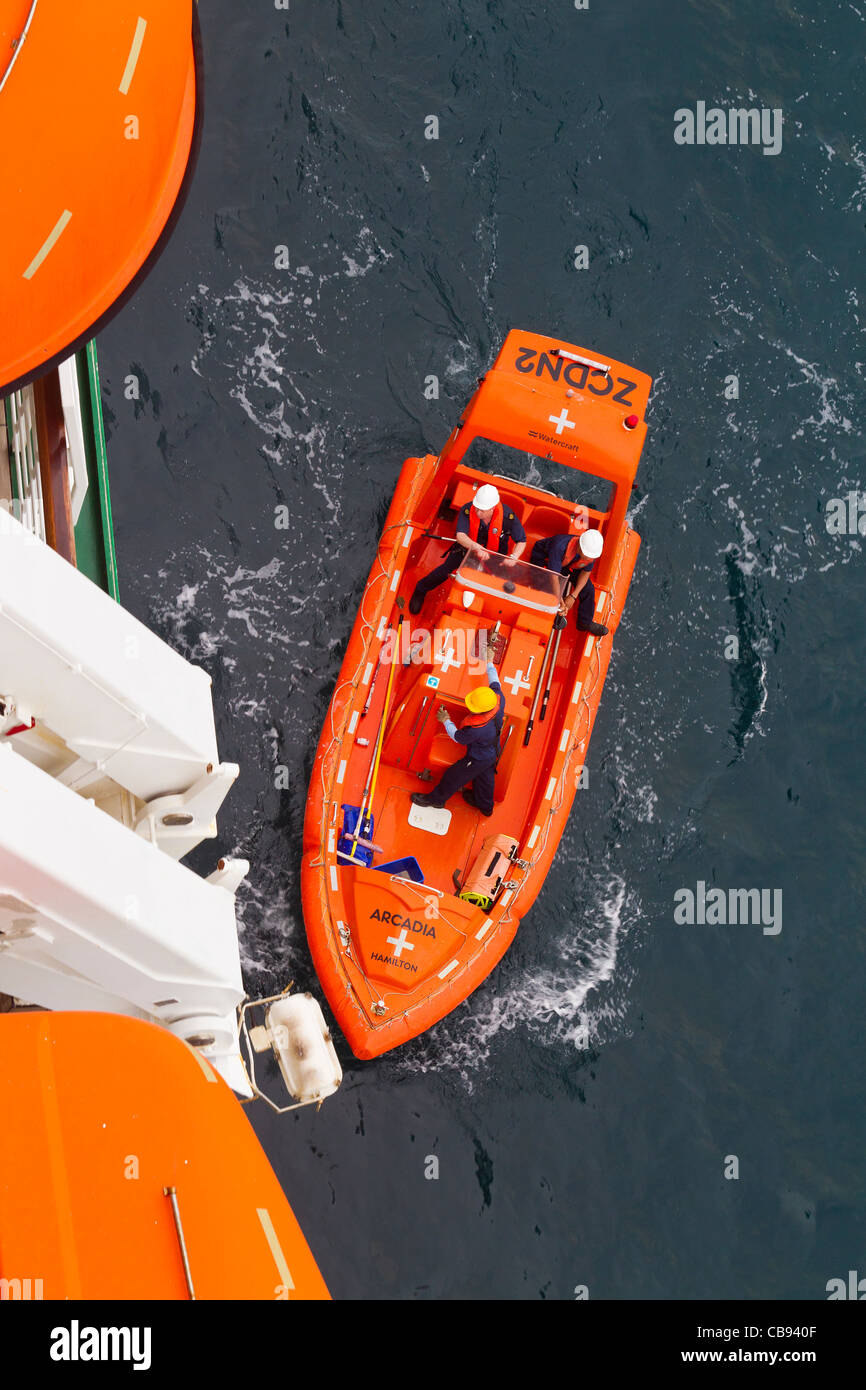 Un rapido mezzo di salvataggio Foto Stock