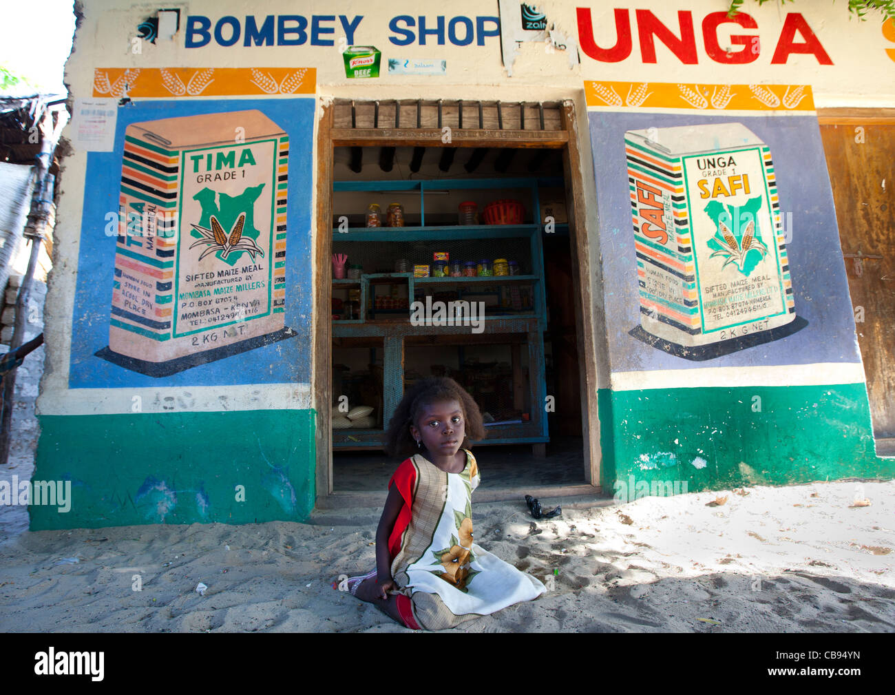 Lamu Kenya Africa swahili Foto Stock