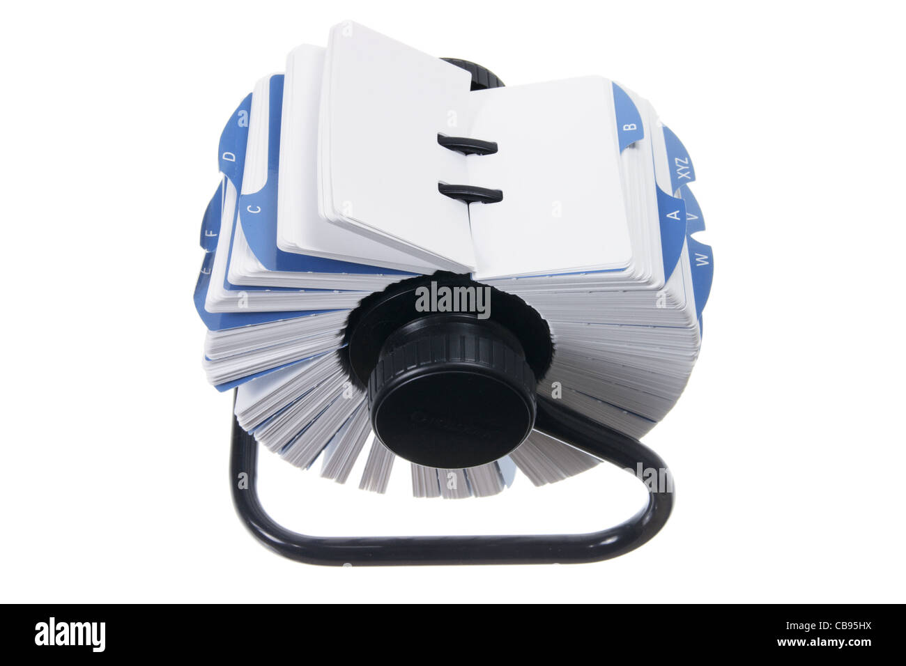 Schedario rotativo titolare Foto Stock