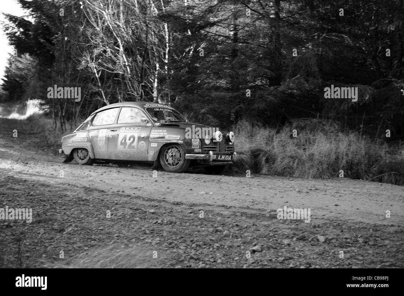 Saab 96 Sport Rally Car Foto Stock