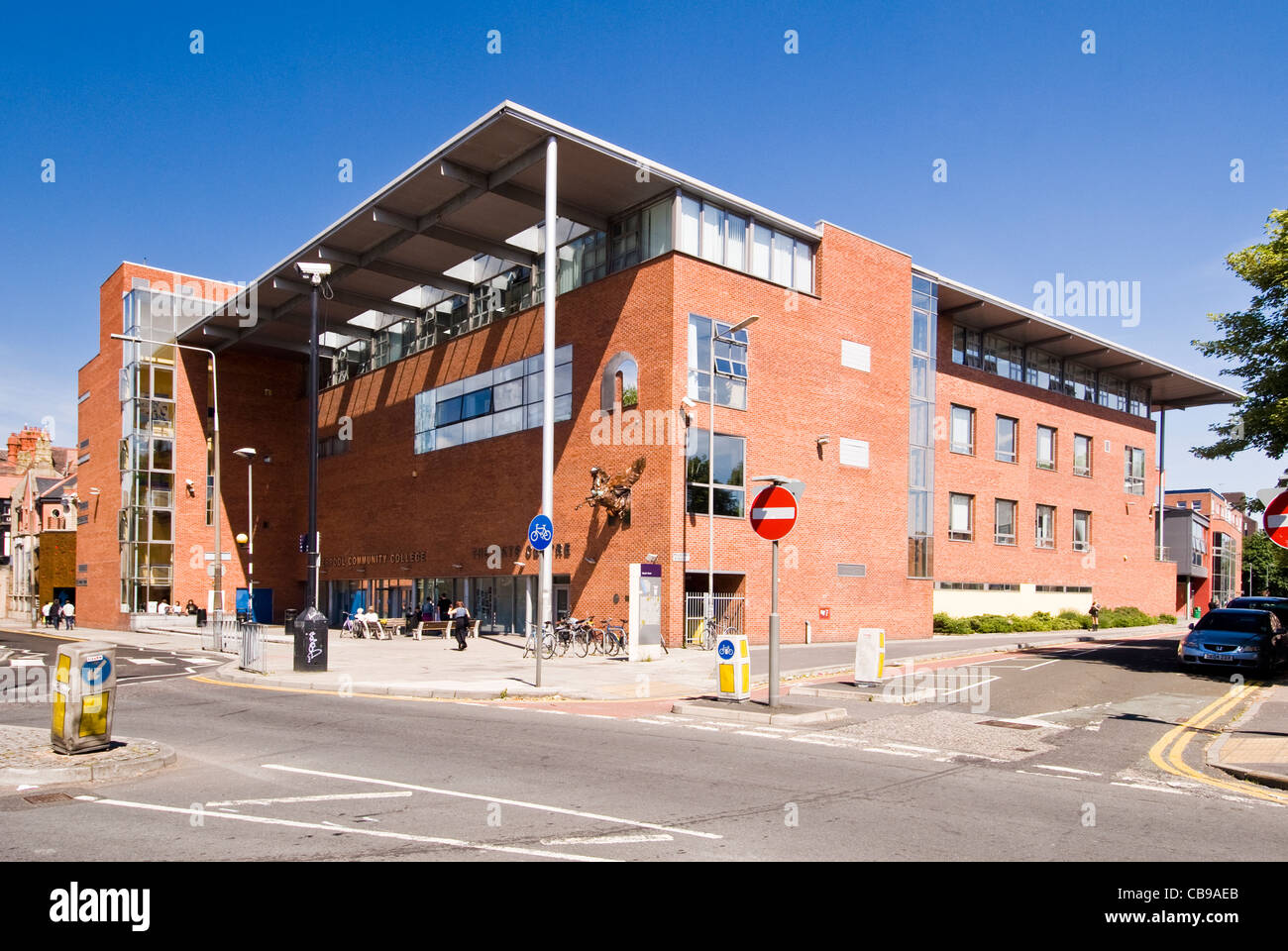 La Community College Arts Centre, Liverpool, England, Regno Unito Foto Stock