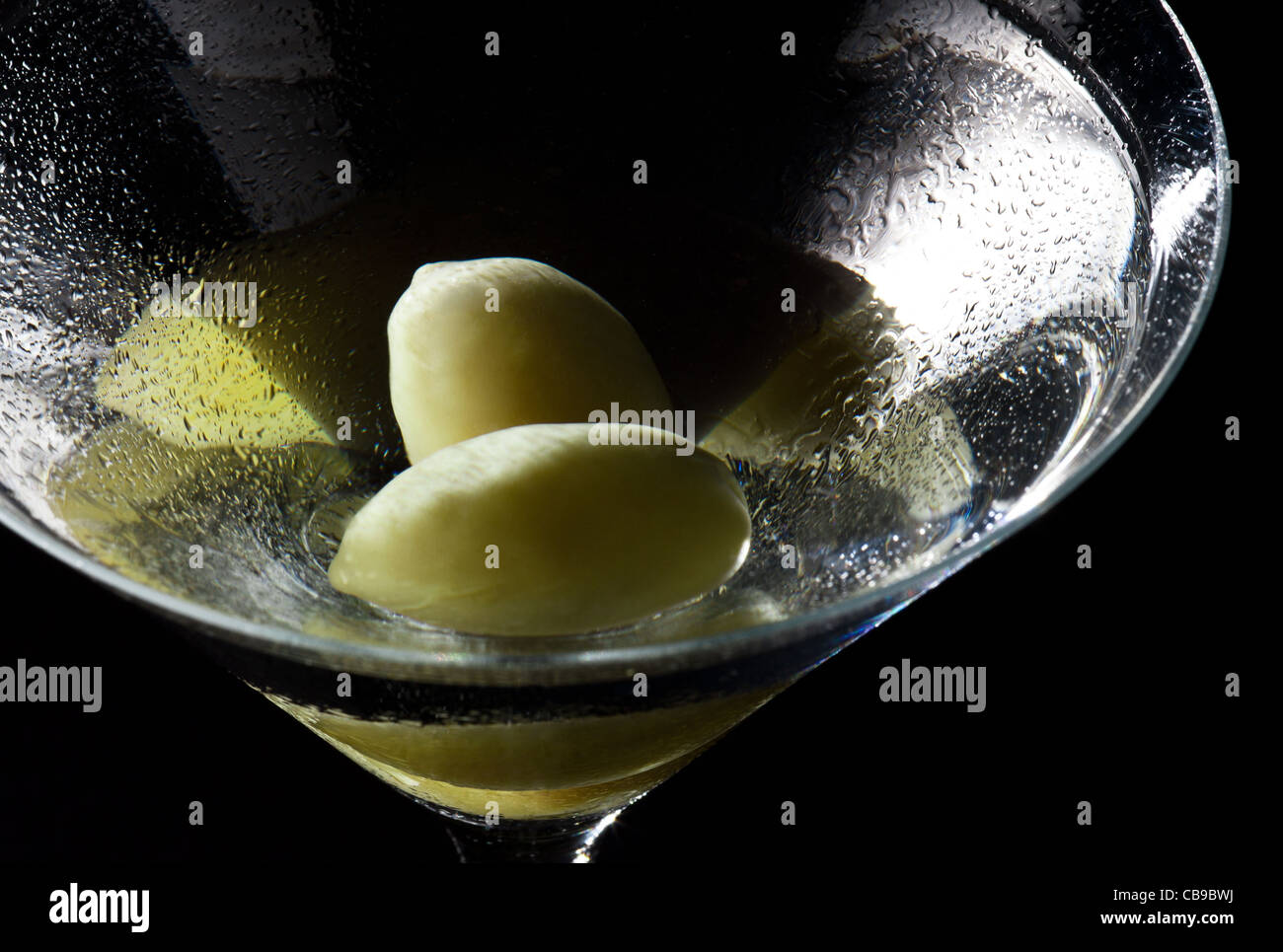 martini verde oliva Foto Stock