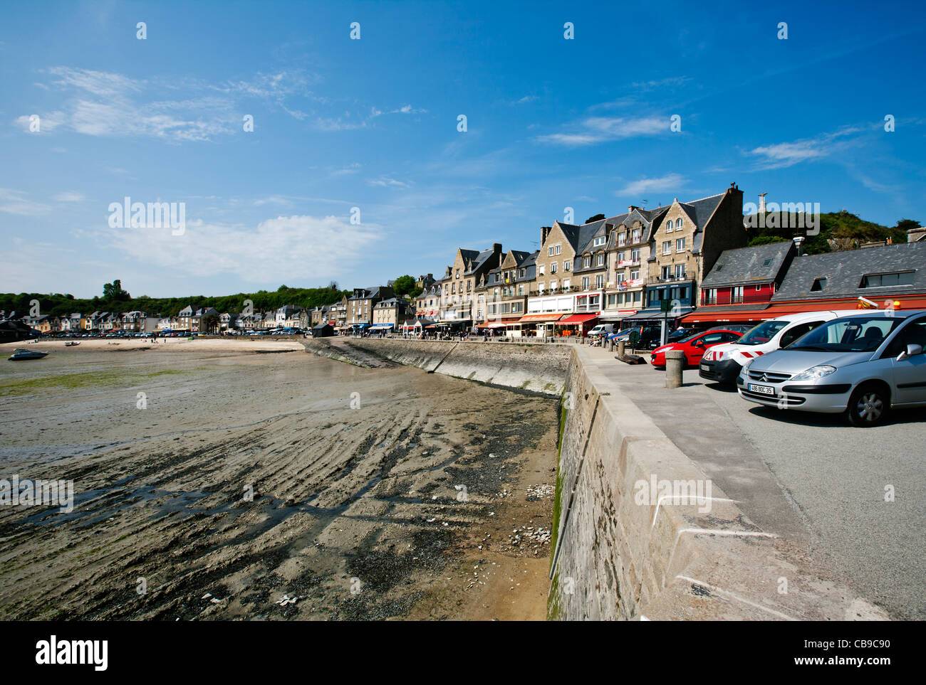 Vista di Cancale,, Brittany, Francia, Europa Foto Stock