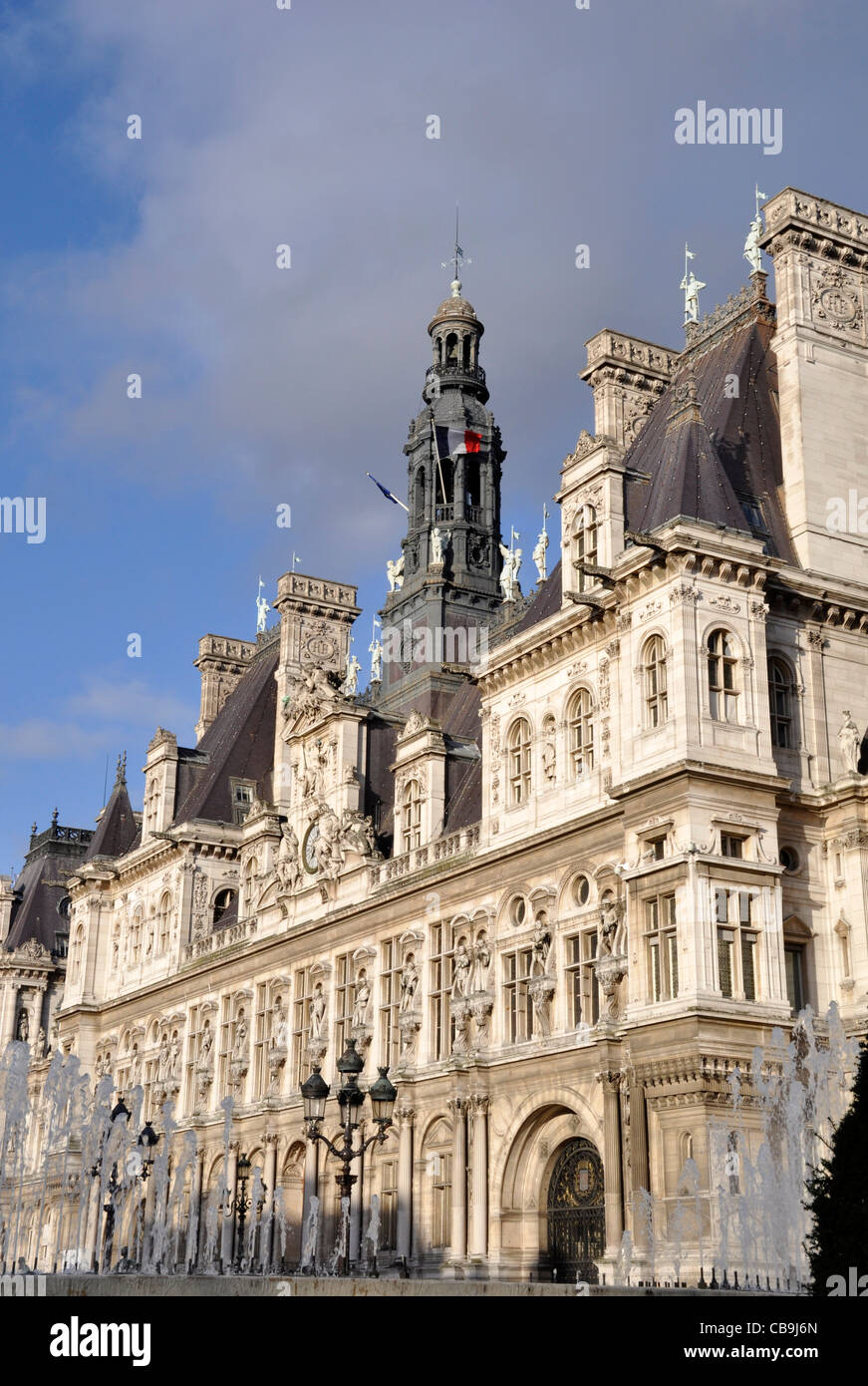 Hotel de la Ville de Paris, Paris city hall Foto Stock