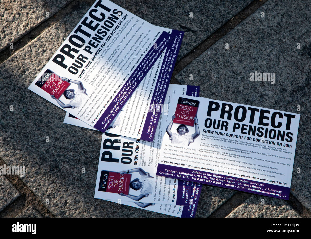 Giornata di azioni sindacali nel settore pubblico rally al di fuori di Islington Town Hall, Londra Foto Stock