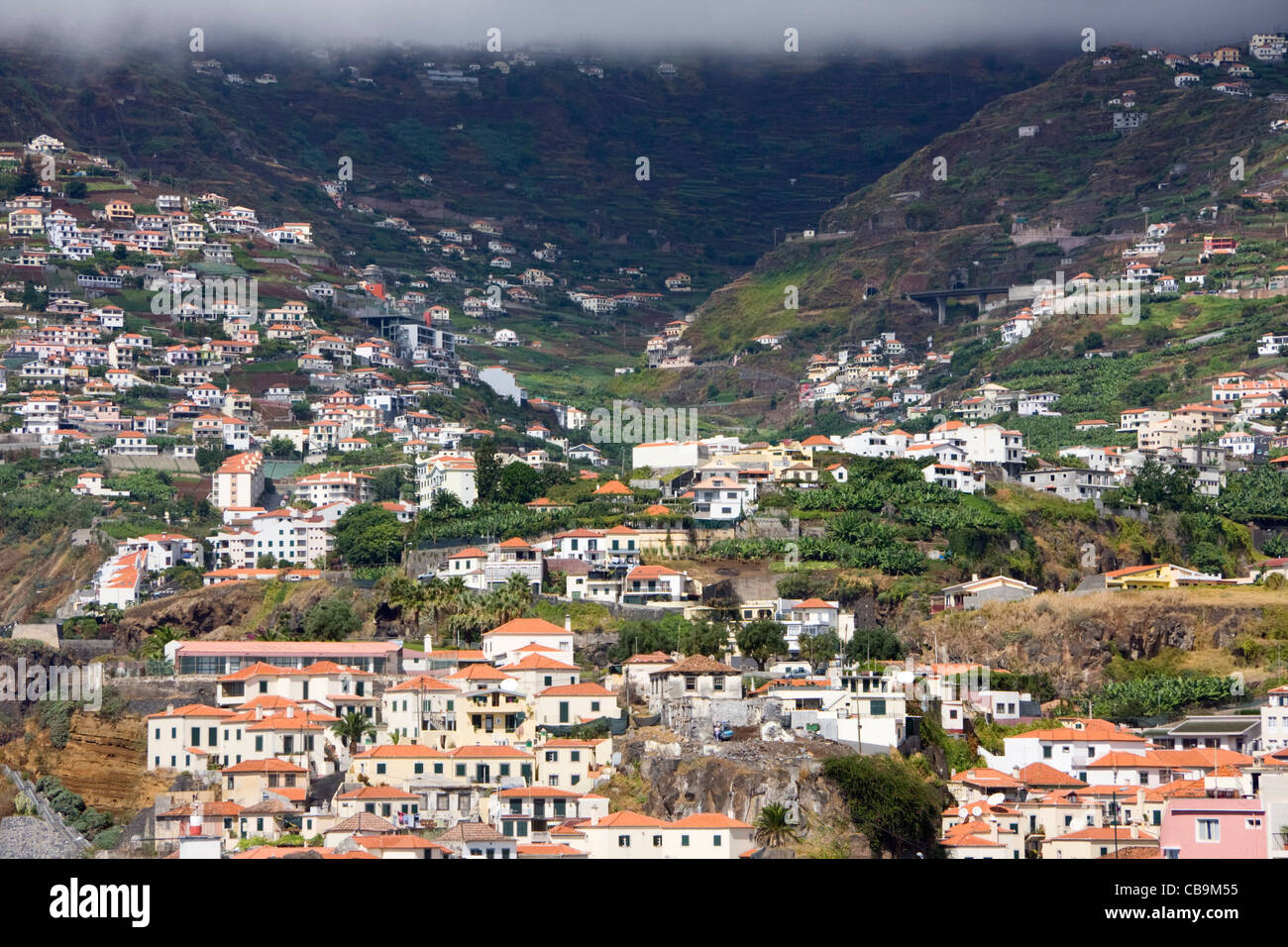 Camara de Lobos, vicino a Funchal, Madeira Foto Stock