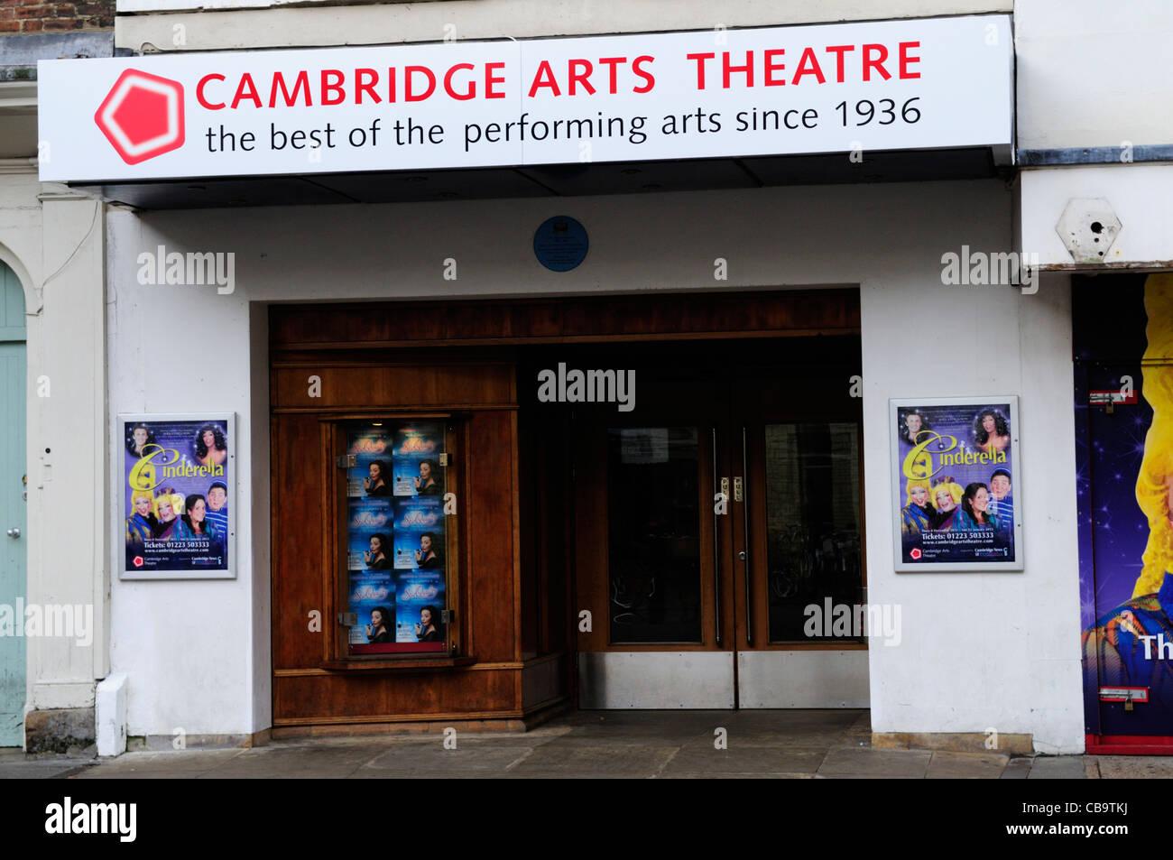 Cambridge Arts Theatre, piselli Hill, Cambridge, Inghilterra, Regno Unito Foto Stock