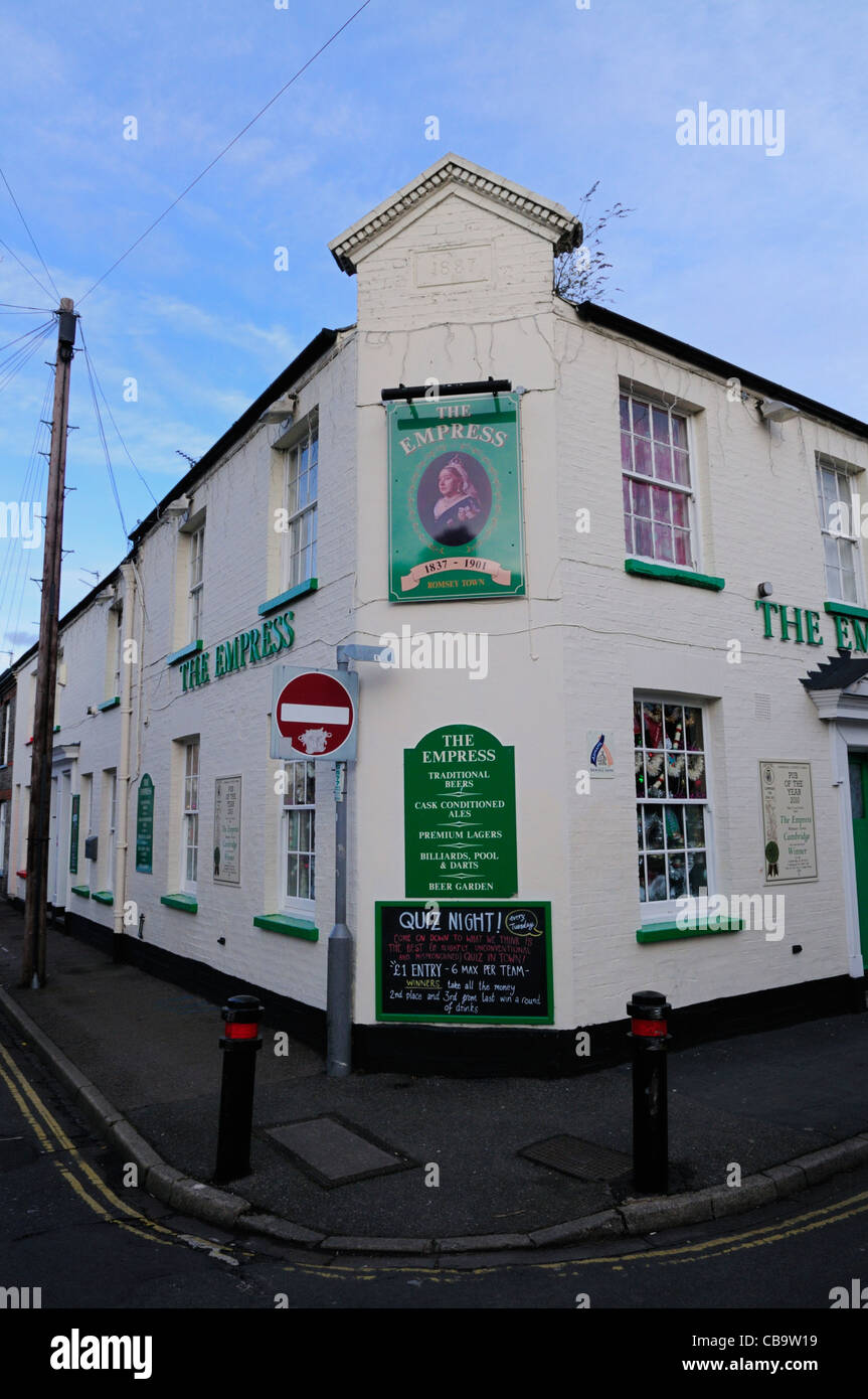 L'Imperatrice Pub, Thoday Street, Romsey Town, Cambridge, Inghilterra, Regno Unito Foto Stock