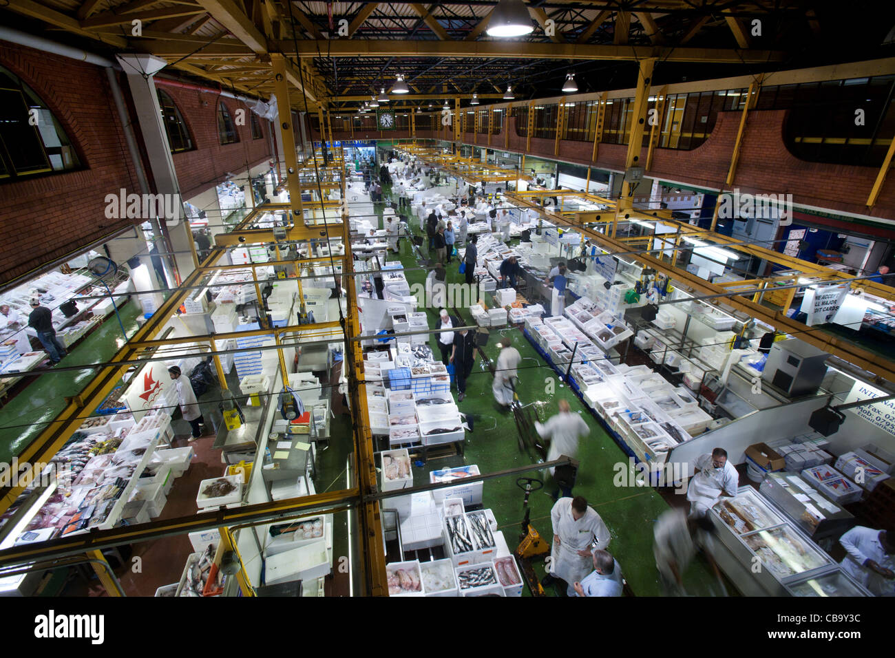 Mercato del Pesce di Billingsgate, London, Regno Unito Foto Stock