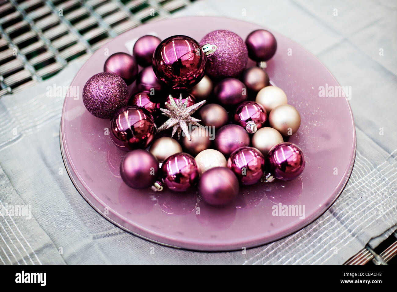 Decorazione di natale, coppettazione-vetro. (CTK foto/Martin Sterba) Foto Stock