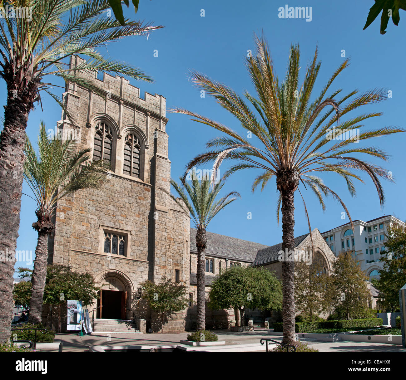 Chiesa di tutti i Santi Pasadena California negli Stati Uniti d'America American USA della Città di Los Angeles Foto Stock