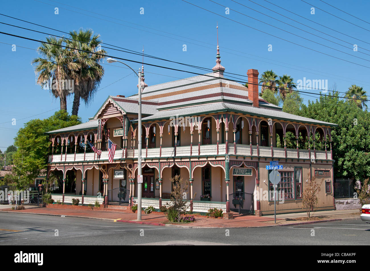 Antiquariato antico lago Elsinore California negli Stati Uniti d'America American Foto Stock