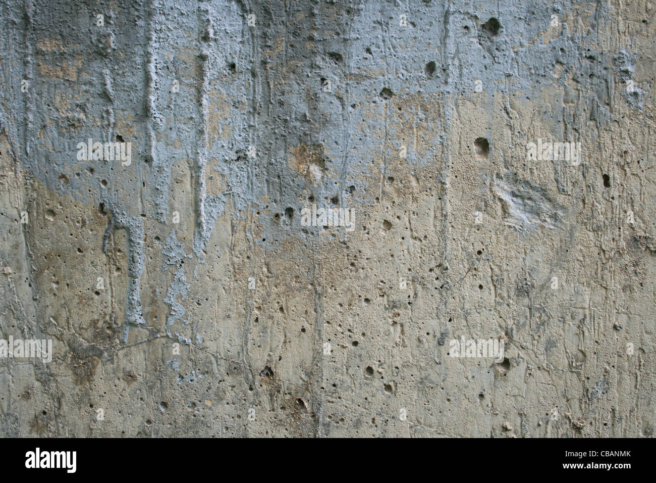 Stile grunge industrial cement texture con macchie Foto Stock