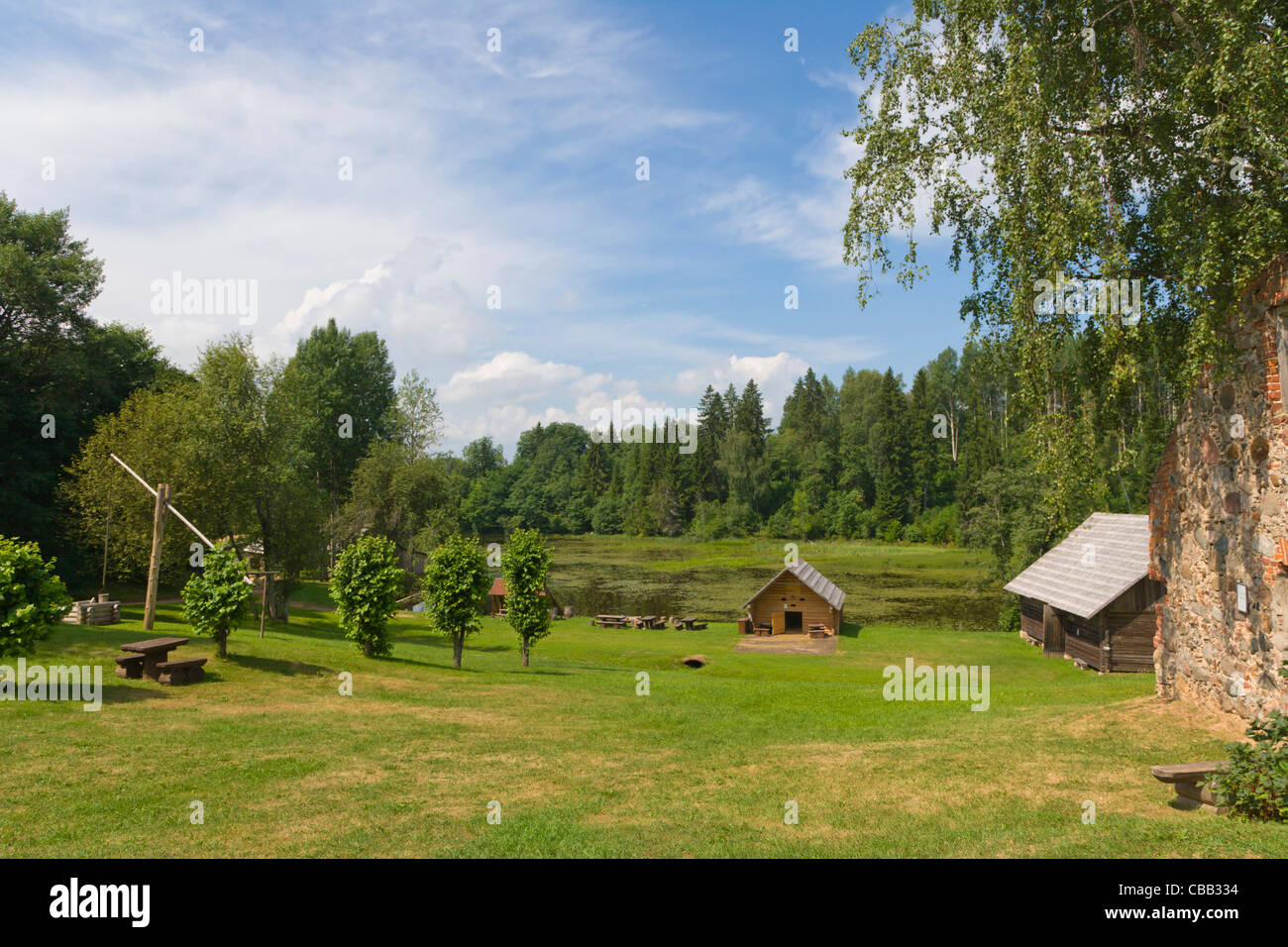 Viktora Kirpa Ates museum, Ate, Annas parrocchia, Aluksne comune, Lettonia Foto Stock