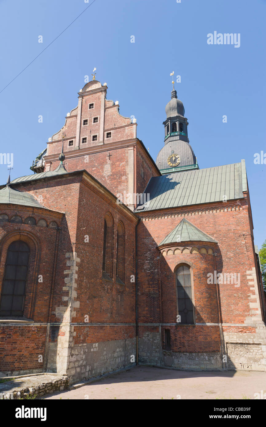 Rigas Doms, Cattedrale di Riga, Lettonia Chiesa evangelica luterana, Doma laukums, Doma Square, Old Riga, Lettonia Foto Stock